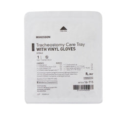 McKesson Tracheostomy Care Tray - Complete Sterile Kit with Latex-Free Components