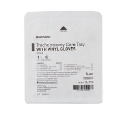 McKesson Tracheostomy Care Tray - Complete Sterile Kit with Latex-Free Components