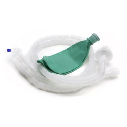 Anesthesia Breathing Circuit 1 Liter Bag with Gas Sampling Line - Dual Limb Expandable Tube (96 Inch)