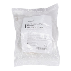 McKesson Elongated Non-Rebreather Oxygen Mask with Head Strap - Pediatric High Concentration (7ft Tubing)