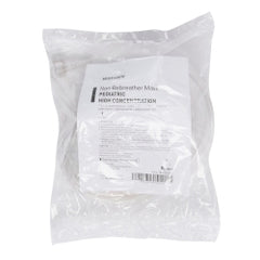 McKesson Elongated Non-Rebreather Oxygen Mask with Head Strap - Pediatric High Concentration (7ft Tubing)