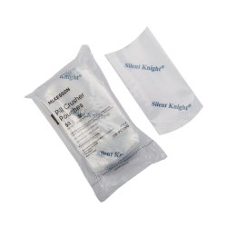 McKesson Silent Knight Single Use Pill Crusher Pouches - Latex-Free Clear Plastic - 2 x 4.5 Inch - 1000 Count