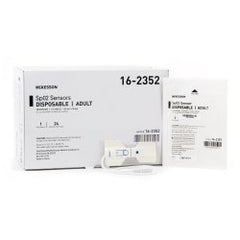 McKesson SpO2 Sensor - Disposable Adult Finger Pulse Oximeter, 1.5 Ft Cable