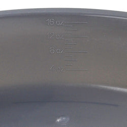 16 oz Plastic Emesis Basin - Single-Use Kidney-Shaped Medical Basin with Graduated Markings