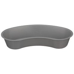 Graphite Kidney-Shaped Emesis Basin - Single Patient Use Medical Grade Plastic Basin