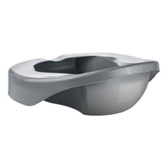 McKesson Pontoon Bedpan - Graphite 15 Inch Single Patient Use with Non-Stick Surface & 250 lb Capacity