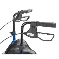 Deluxe 3 Wheel Aluminum Rollator, 7.5" Casters