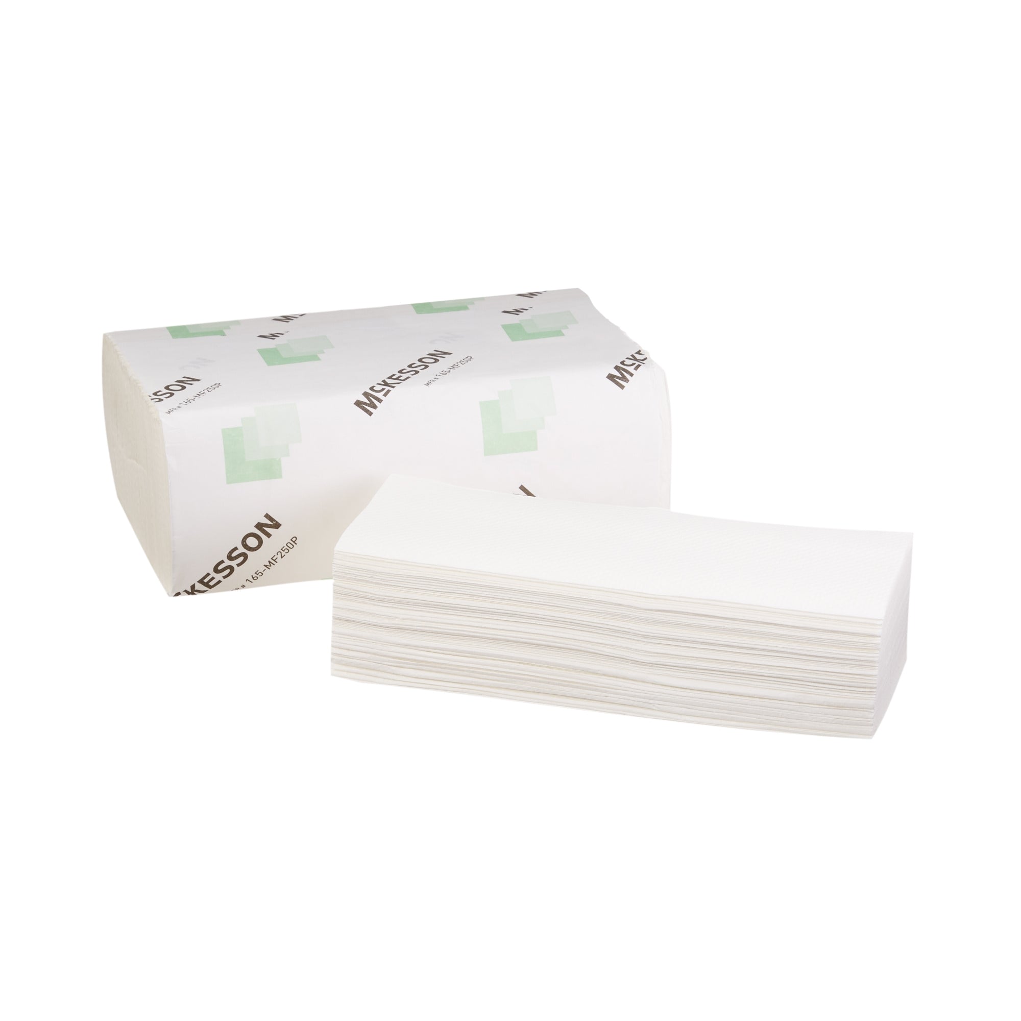 McKesson Premium Multi-Fold Paper Towels - 1-Ply White, 9 x 9.45 Inch, 250 Count