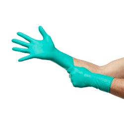 McKesson Perry Performance Plus Neoprene Powder-Free Sterile Surgical Gloves - Latex-Free, Dark Green