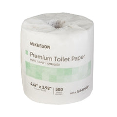 Premium 2-Ply Toilet Tissue - Sustainable Rapidly Renewable Fiber Bath Tissue 500 Sheets