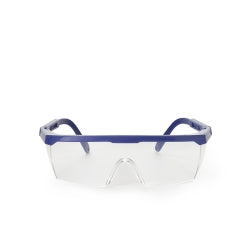 Protective Safety Glasses with Top and Side Shields - Clear Lens Eye Protection