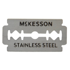 McKesson Double Edged Razor Blade - Teflon Coated Stainless Steel Surgical Prep Blades