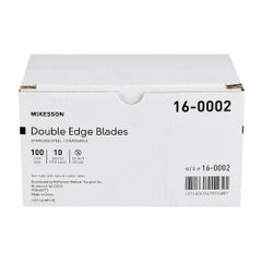 McKesson Double Edged Razor Blade - Teflon Coated Stainless Steel Surgical Prep Blades
