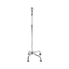 Large Base Quad Cane - Steel Frame with Padded Offset Handle | 300 lbs Capacity