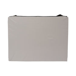 Bariatric Seat Cushion with Gel Foam Core - Black Nylon Cover - Pressure Relief Support Up to 500 lbs