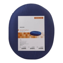 Premium Molded Foam Donut Seat Cushion with Removable Navy Cover - Medical Grade Comfort Support