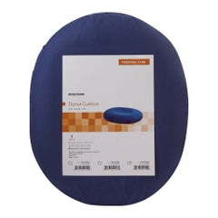 Premium Molded Foam Donut Seat Cushion with Removable Navy Cover - Medical Grade Comfort Support