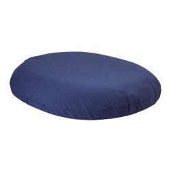 Premium Molded Foam Donut Seat Cushion with Removable Navy Cover - Medical Grade Comfort Support