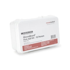 First Aid Kit - 10 Person Capacity, Plastic Case, Comprehensive Emergency Medical Supplies