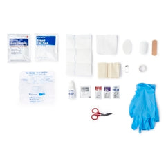 First Aid Kit - 10 Person Capacity, Plastic Case, Comprehensive Emergency Medical Supplies