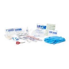 First Aid Kit - 10 Person Capacity, Plastic Case, Comprehensive Emergency Medical Supplies