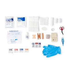 First Aid Kit 50 Person - Plastic Case, Comprehensive Emergency Supplies, 2.625 x 9.875 x 10 Inch