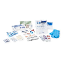 First Aid Kit 50 Person - Plastic Case, Comprehensive Emergency Supplies, 2.625 x 9.875 x 10 Inch