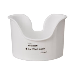 Reusable Ear Wash Basin - White Kidney Shape, Polypropylene, Autoclavable, Non-Sterile