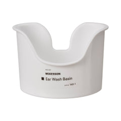 Reusable Ear Wash Basin - White Kidney Shape, Polypropylene, Autoclavable, Non-Sterile