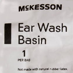 Reusable Ear Wash Basin - White Kidney Shape, Polypropylene, Autoclavable, Non-Sterile