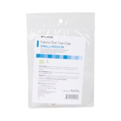 McKesson Toe Cap - Pull-On Fabric Gel Toe Protector Small/Medium (Beige)