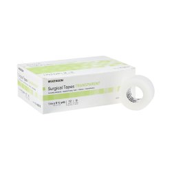 Silicone Adhesive Surgical Tape Transparent - Gentle Repositionable Medical Tape for Sensitive Skin