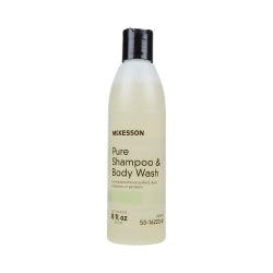 Pure Gentle Shampoo and Body Wash - Unscented, Sulfate-Free Formula for Sensitive Skin, 8 oz