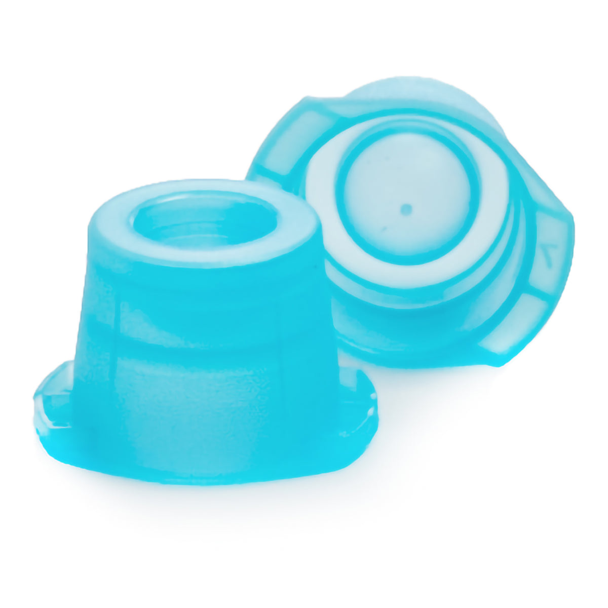 Universal Snap Cap Tube Closures - Polyethylene Blood Collection Tube Caps for Laboratory Safety