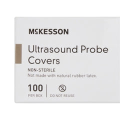 Ultrasound Probe Covers - Polyurethane Non-Sterile with Beaded Cuff, 1 x 9 Inch, Latex-Free (Bulk)