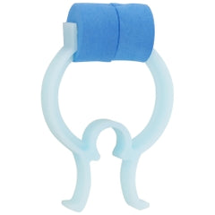 Disposable Foam Nose Clip for Spirometry - Blue Plastic with Soft Pads