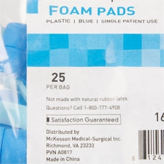 Disposable Foam Nose Clip for Spirometry - Blue Plastic with Soft Pads