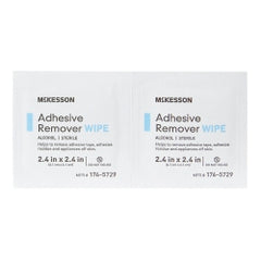 McKesson Adhesive Remover Wipes - Gentle Alcohol-Based Formula, Latex-Free (50/Box)
