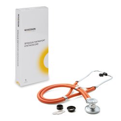 Professional Sprague Stethoscope - Double-Sided Chestpiece, Dual Lumen Tubing - Adult & Pediatric Use