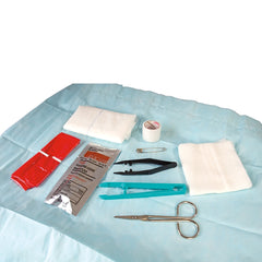 McKesson Sterile Dressing Change Tray - Complete Wound Care Kit for Medical Procedures