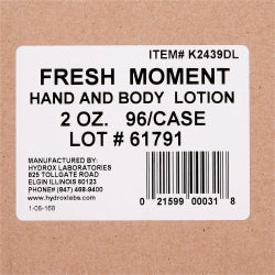 McKesson Hand and Body Moisturizer Lotion - 2 oz Bottle, Gentle Fragrance (K2439DL)
