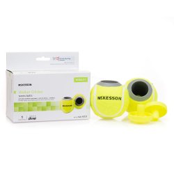 Tennis Ball Glides for Walker - Yellow, Rear Leg Mobility Aid Accessory (Reduces Arm Strain, Smooth Gliding)
