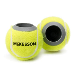 Tennis Ball Glides for Walker - Yellow, Rear Leg Mobility Aid Accessory (Reduces Arm Strain, Smooth Gliding)