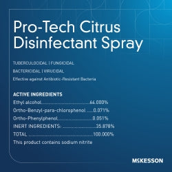 Professional Surface Disinfectant Cleaner Spray - Alcohol-Based, Non-Sterile, Multi-Purpose - 16 oz & 1 Gallon