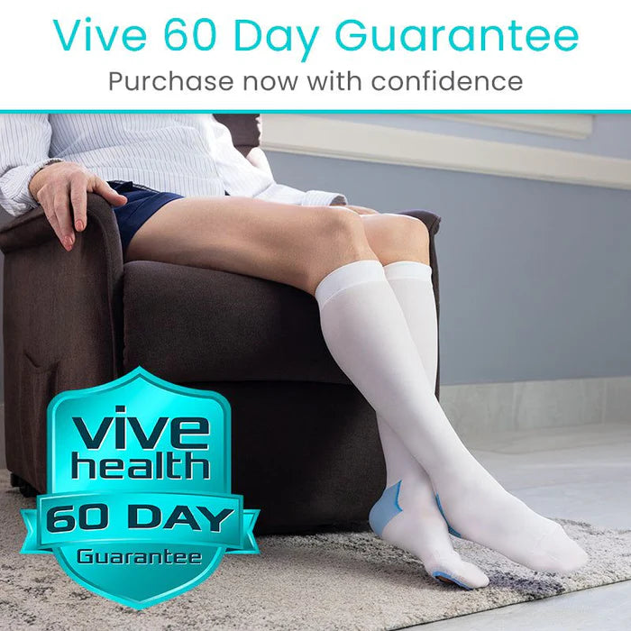 Knee High Anti Embolism Stockings 15-20mmHg