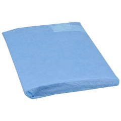 Blue Orthopedic U-Drape with Split - 76 x 120 Inch Sterile Surgical Drape with Adhesive