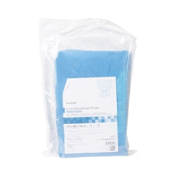 Heavy-Duty Knee Arthroscopy Drape - Blue SMS Fabric with Fluid Collection Pouch | 114x88x116 Inch