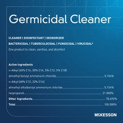 Hospital-Grade Surface Disinfectant Cleaner Spray - Fast-Acting Germicidal Solution (24 oz)