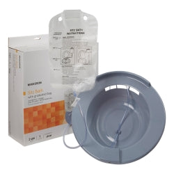 Medical Sitz Bath Kit with 2000mL Solution Bag - Post-Surgical & Hemorrhoid Relief Treatment System