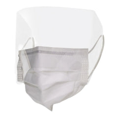 ASTM Level 3 Procedure Mask with Eye Shield - Premium Fluid-Resistant Face Mask with Anti-Fog Protection